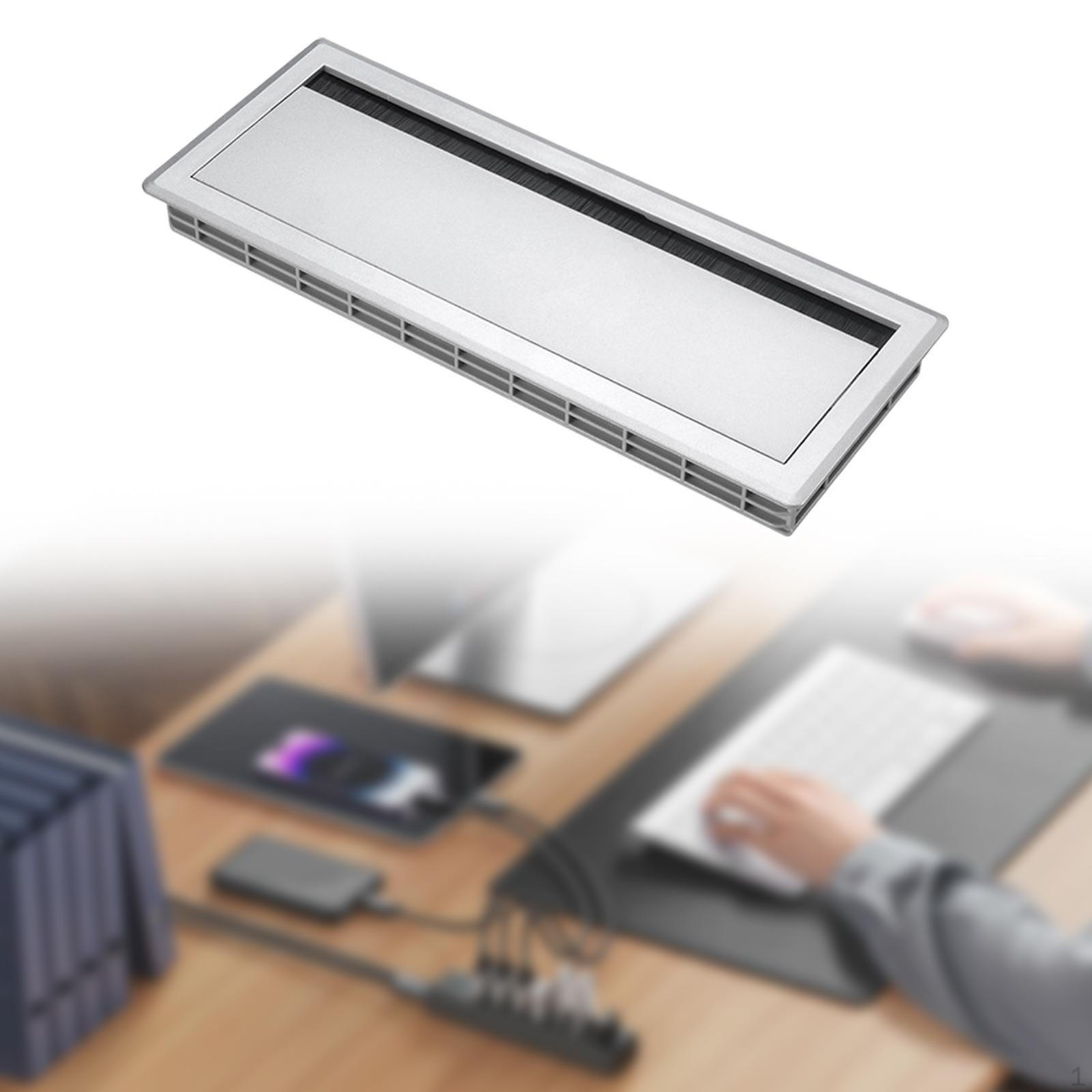 

Алюминиевый сплав пылезащитный чехол коробка шнур скрытый крышка экономит место стабильное управление кабелями серебряный