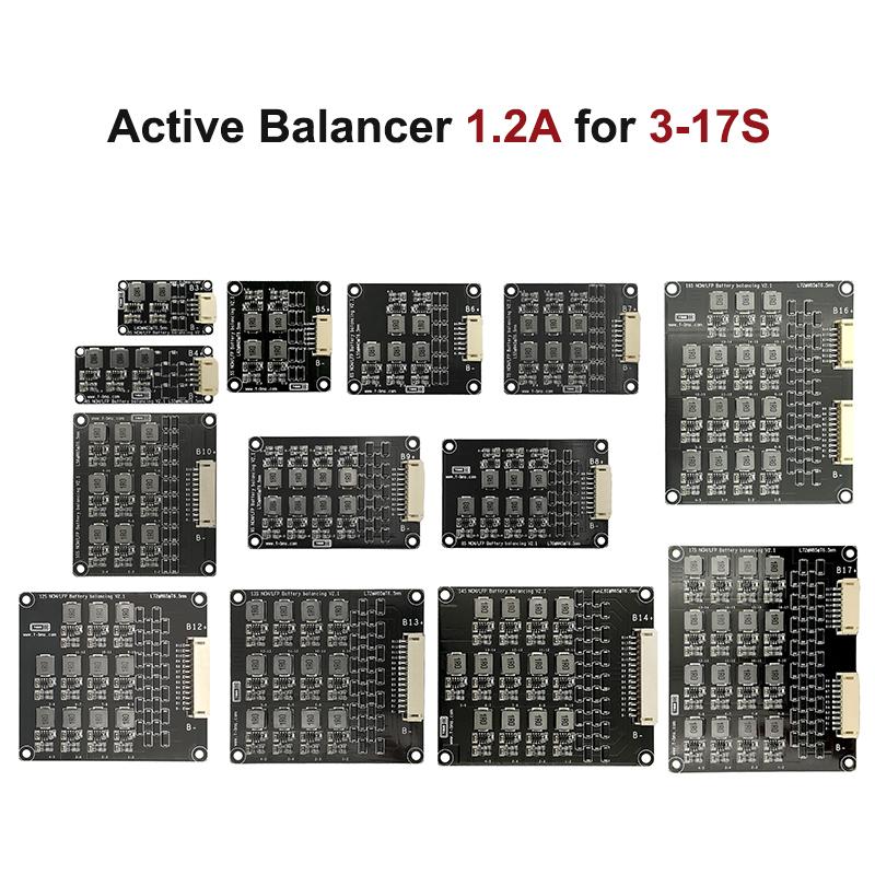 1,2 EINE Balance Li-Ion Lifepo4 Batterie Aktive Equalizer Balancer Energie Transfer BMS 3S 4S 6S 8S 10S 13S 14S 16S 17S