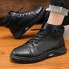 Black Men Casual Shoes New Men's Boots  Autumn Outdoor Comfort Man Driving Shoes Zapatos Para Hombres Hot Fashion Male Shoes