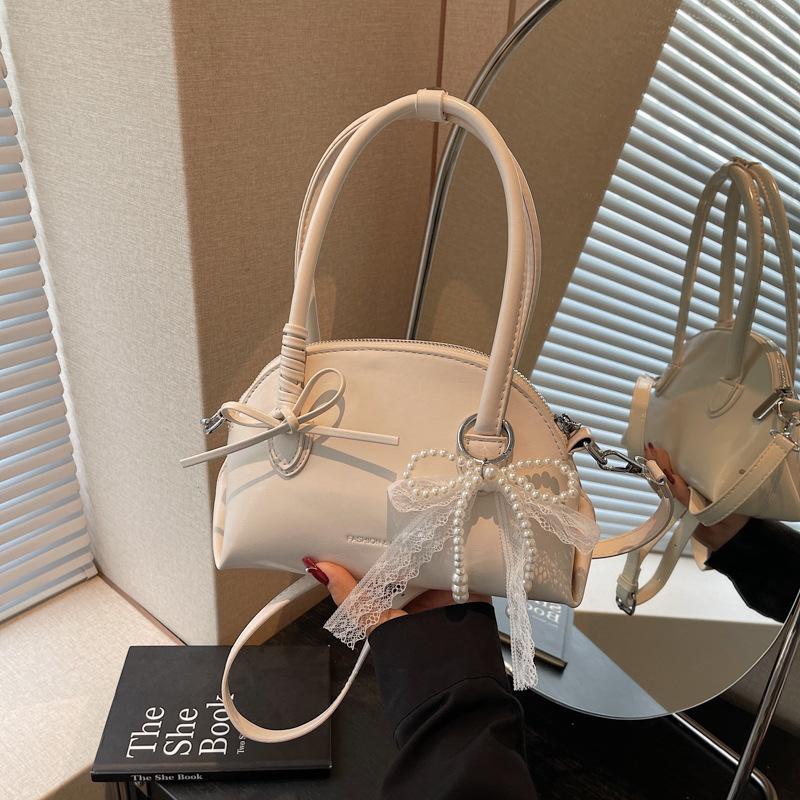 

Premium bag women s new fashion commuter portable shell bag summer versatile messenger bag бежевый