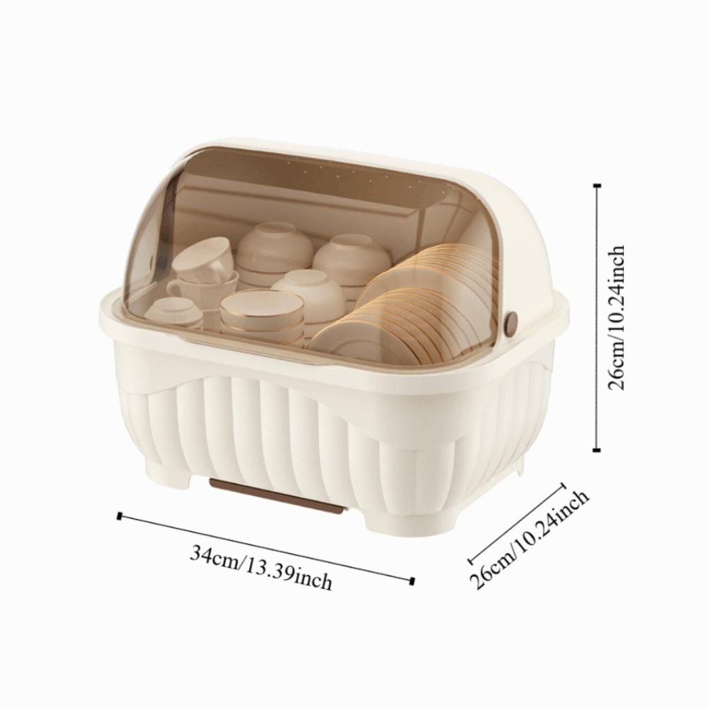 Drainable Kitchen Cutlery Holder Tableware Covered Dinner Plate Cup Spoon Fork Cage Rack Drying Rack High-capacity