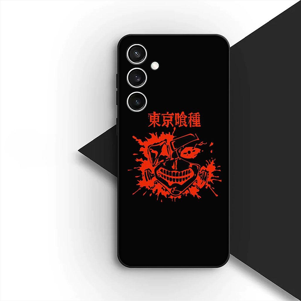 

Cover for Samsung Galaxy S10 S8 S9 Plus A33 A34 A31 70 A71 A72 Note 20 9 8 S10E Casing Phone Case Tokyo Ghoul Cartoon Ken Kaneki Galaxy A71