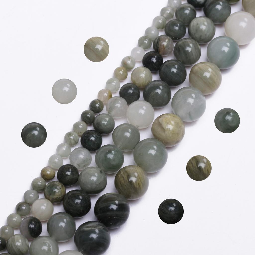 40/30/20/15Pcs Round Loose Beads 4/6/8/10/12mm for Jewelry Making DIY Bracelet Necklace Needlework Natural Stone 