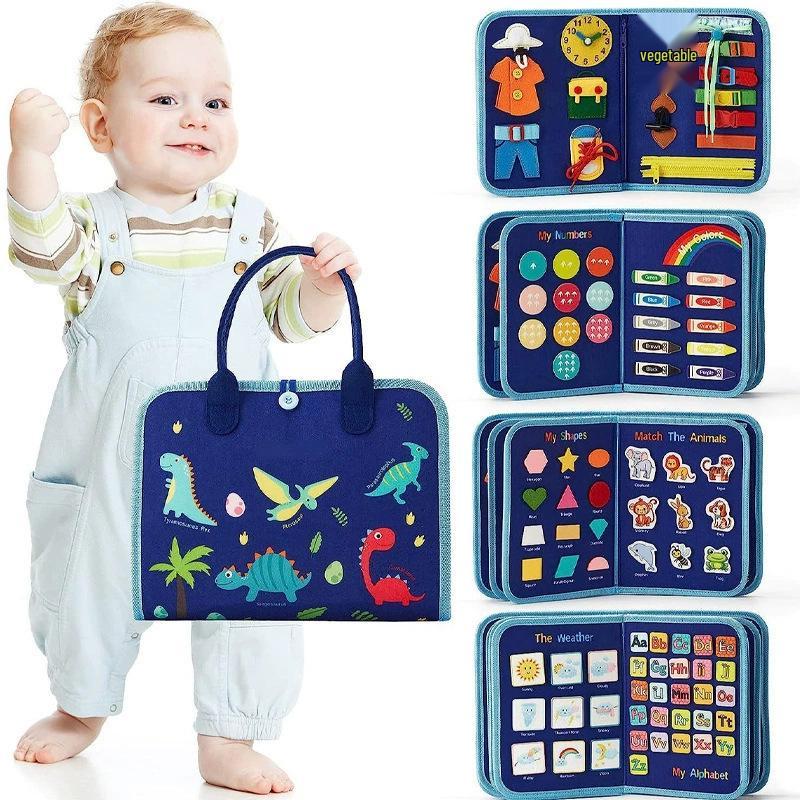 Cross-Border Felt Learning Board: Early Education Puzzle & Busy Board Toy for Children, CE Certified