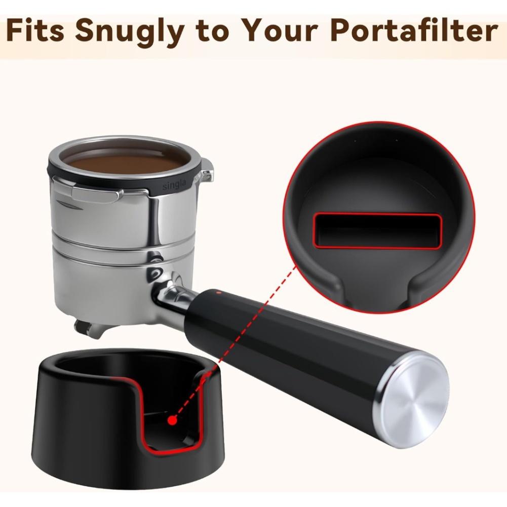 Anti-Slip Base Coffee Tamper Base Caf Environment Easy Clean Work Heat-Resistant Silicone Improved Tamping Stability
