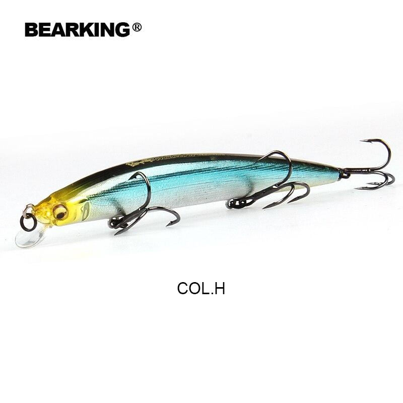 BEARKING 12cm 12g Crankbait Fishing Lure Artificial Crank Hard Bait Slim Minnow Fishing Wobblers Fish Lures