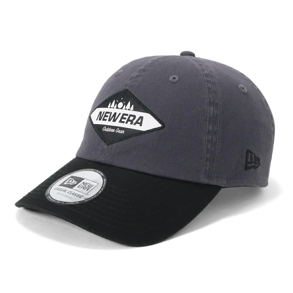 

Кепка New Era Outdoor Casual Dark Free CC Diamond DGRA NER36O9712, Классическая, Двухцветный хлопок, Графитовый/Черный, Размер, Логотип, BLK, 14392159,