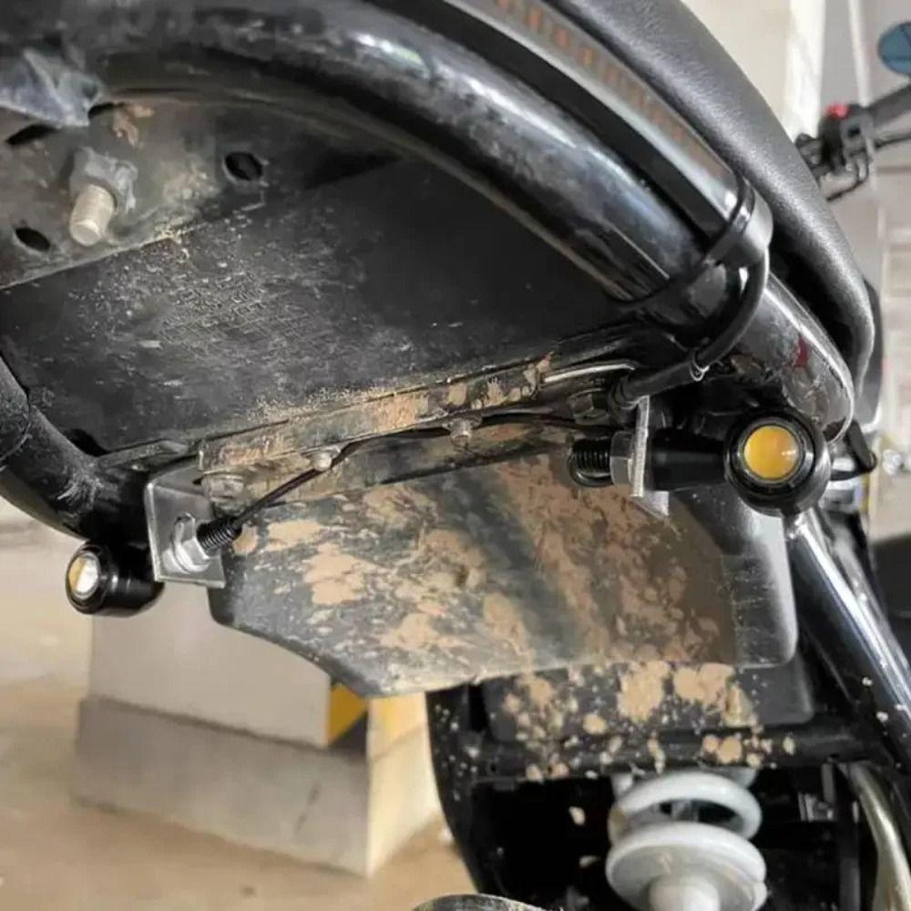 Mini Velikost LED Indikační Lampa Hliník Zinek Zinková Slitina Motocyklové Zadní Světlo ATV Příslušenství