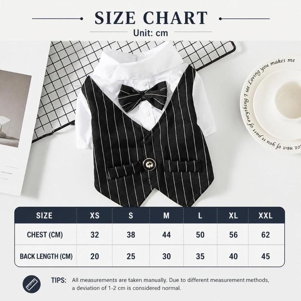 Lightweight Dog Wedding Suit Short Sleeve Spring Suit Shirt Pet Tuxedo Outfit  for Teddy Dogs