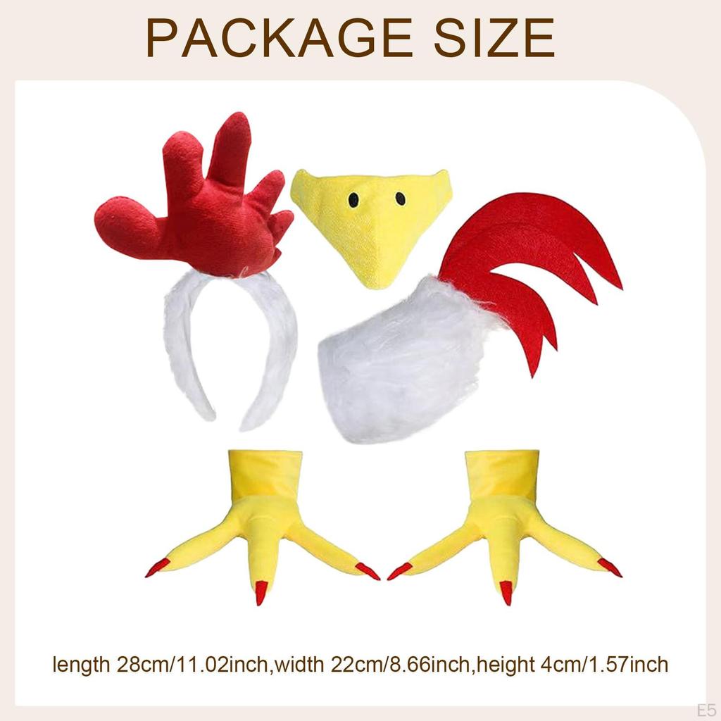 Chicken Cosplay Costume Kit for Theater, Action Events And Presentations.