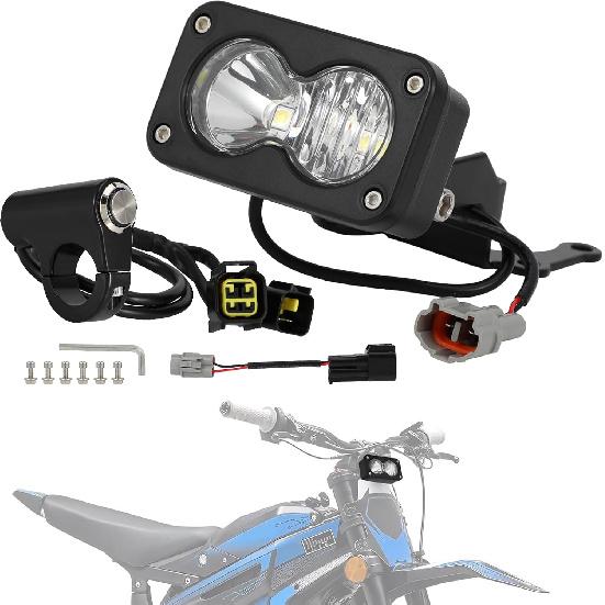 

Headlight Kit 6000-6500K Led Light Bar with Switch for Talaria Sting MX4 MX5 Spot Flood Combo Dirt Bike Light Kit Motorcycle Headlamp Accessories белый