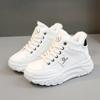 Winter Women High-top Ankle Boots Fashion Waterproof Warm Thickness Casual Sneakers Ladies Short Plush Vulcanized Shoe Pu Season