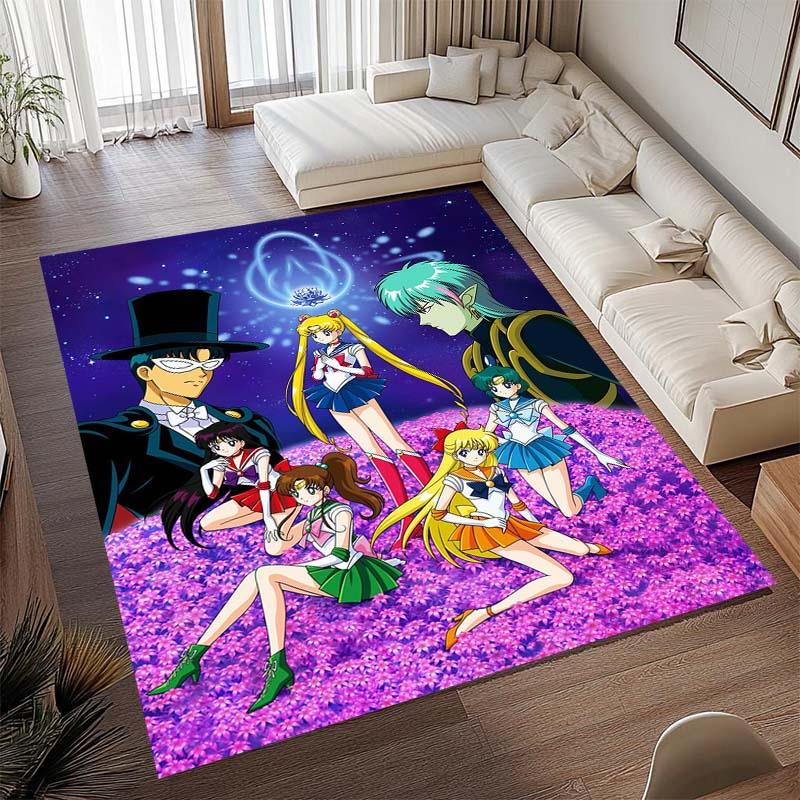 Diese beliebte Spielmatte im Anime-Design mit Pretty Guardian Sailor Moon besteht aus bequemem, weichem, dickem und rutschfestem Flan