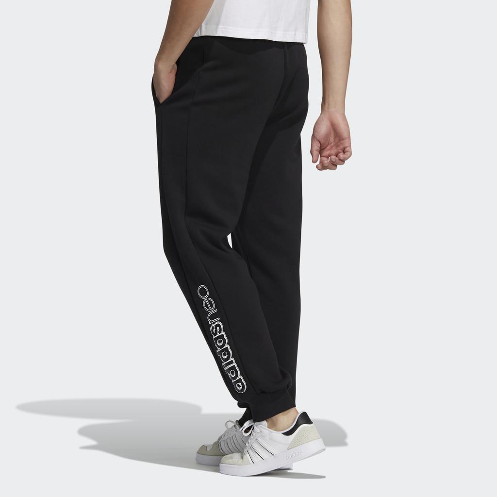 Adidas Neo Letter Logo Joggers Men Bottoms Black HG9023