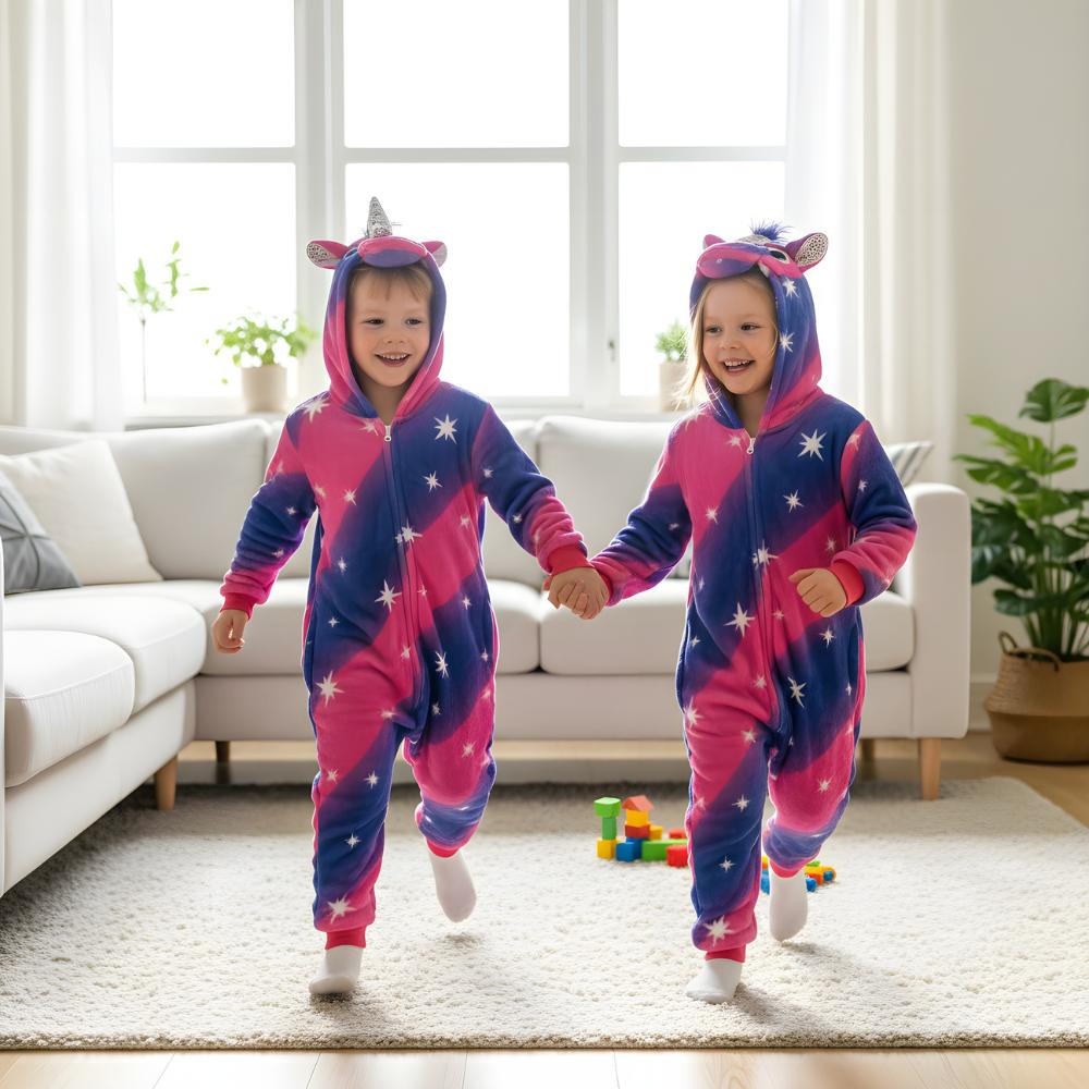 Piżama Onesie Kigurumi Kostium Przebranie Pegaz Dzieci 95 - 105Cm