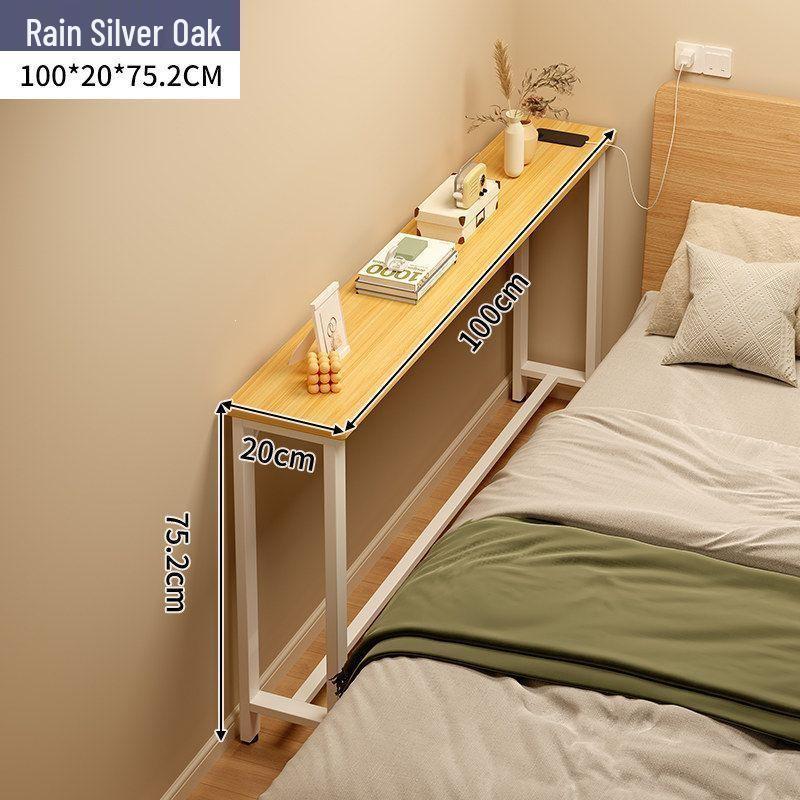 Wall-Leaning Bedside Gap Storage Rack