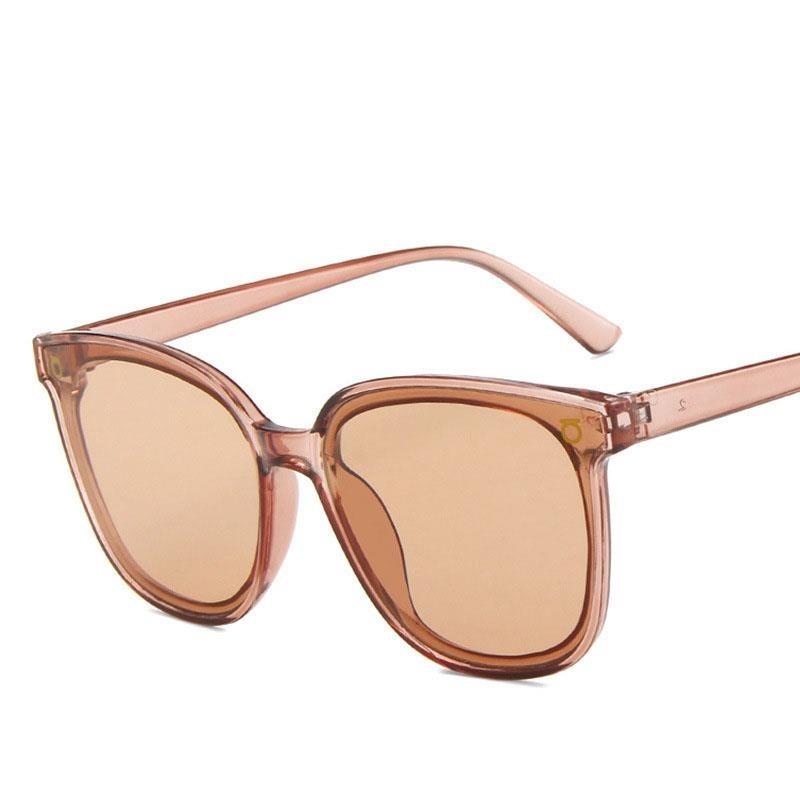 Klassiske Vintage Firkantede Solbriller Kvinner Cat Eye Solbriller Dame Klassiske UV400 Utendørs Feriebriller