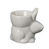 Hand-Painted Rabbit Egg Holder Ceramic Egg Cup Creative Three-Dimensional Cartoon Ornament Ring Beauty Sundries Storage Box