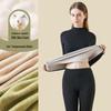 Women's Cashmere Silk Thermal Underwear Set: Seamless Autumn/Winter Top and Bottoms with Thickened Velvet