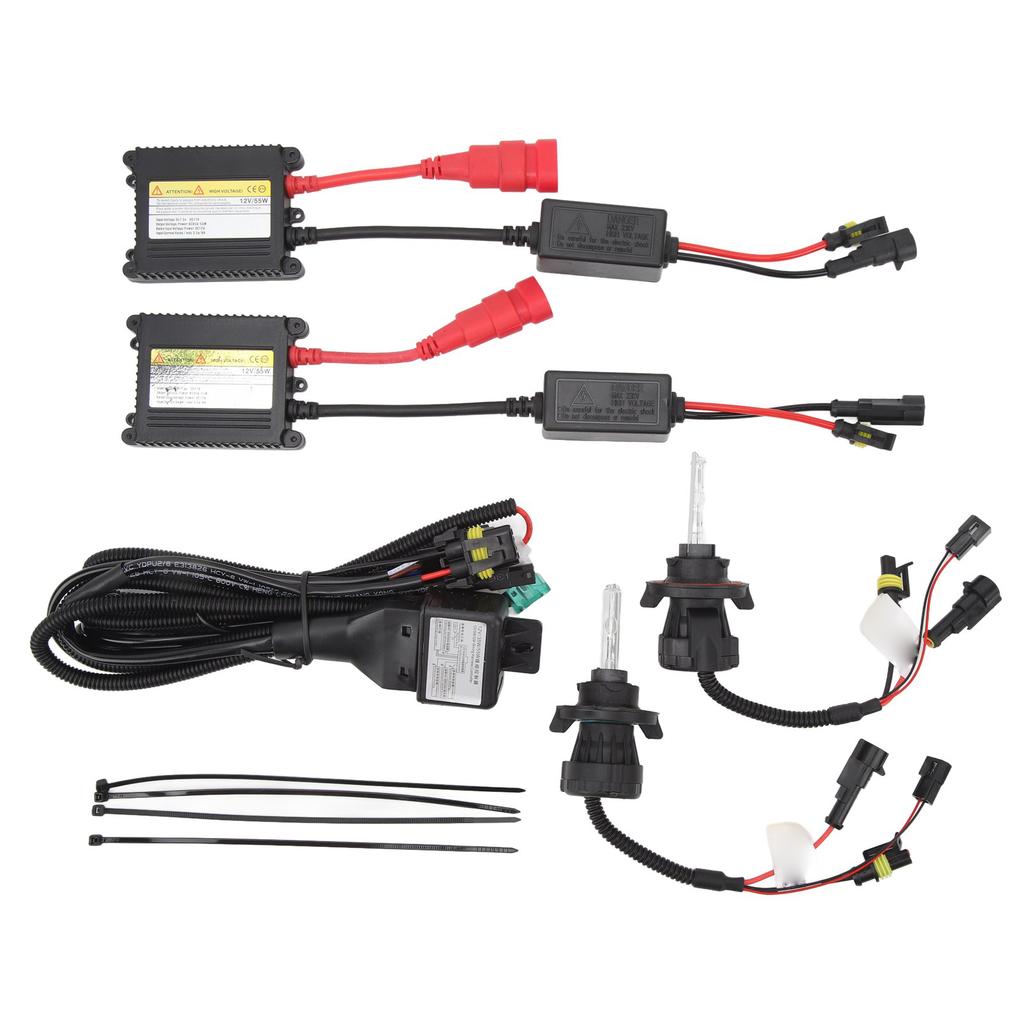 DC12V HID Xenon Lampen-Kit 55W Hohe Helligkeit Lange Lebensdauer Weiches Licht Energiesparend Für H13 Stecker Autoscheinwerfer 6000K