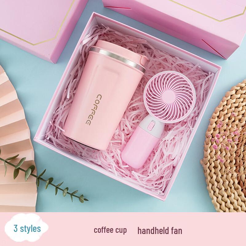 AQ Festive Gift Set with Cup & Accessories Coffee Cup + Fan