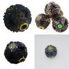 Exciting Black Squeaky Treat Dispensing Ball For Dogs Perfect For Chewing And Dental Health