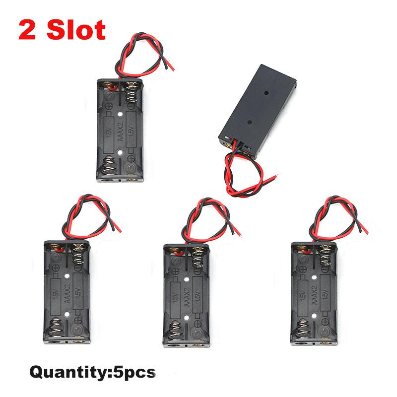

5 шт. 1/2/3/4 слота для батареек AAA 1,5 В 3 В 4,5 В 6 В Бокс Держатель батареек AAA Выводы 1 2 3 4 слота порт 1xAAA 2XAAA 3XAAA 4XAAA 2 Slots 5pcs