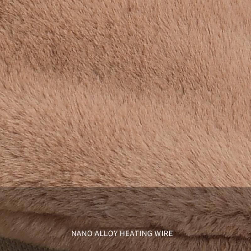 Heizschal für Herren Damen USB für Smart Charging Elektrischer Beheizter Schal Winter Nackenwärmer Weiche Weihnachtsschals Washa