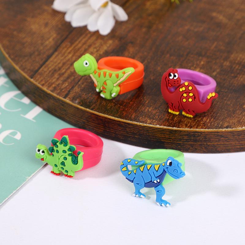 Children s Dinosaur Festival Ring Toy - Soft Rubber Party Gift