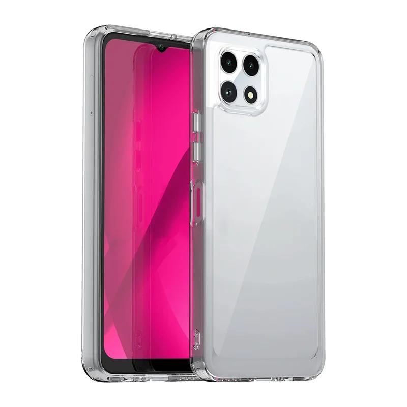 Transparent Colorful TPU Case for T-Mobile Revvl 7 Pro T Phone 2 Pro 5G Protective Cover Clear Shell Fundas Coque Capa