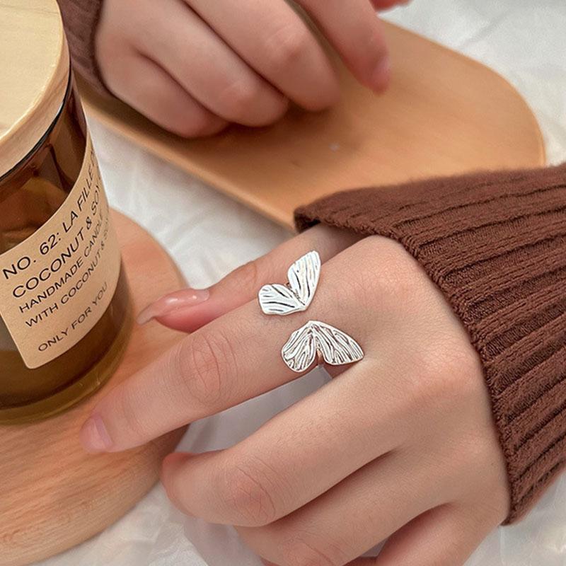 

Кольцо-бабочка Женский регулируемый дизайн Гладкое кольцо золотой