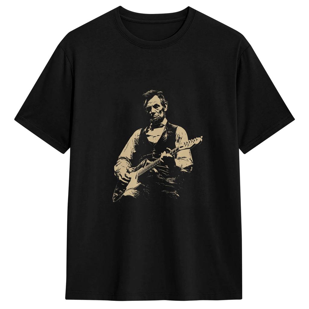 Harajuku T Shirt Summer Abraham Lincoln Trending Tshirts Cotton Tshirt For Adult Y2k Funny Design Short Sleeve Tops