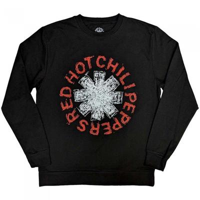 Red Hot Chilli Peppers Unisex Adult Scribble Asterisk Sweatshirt