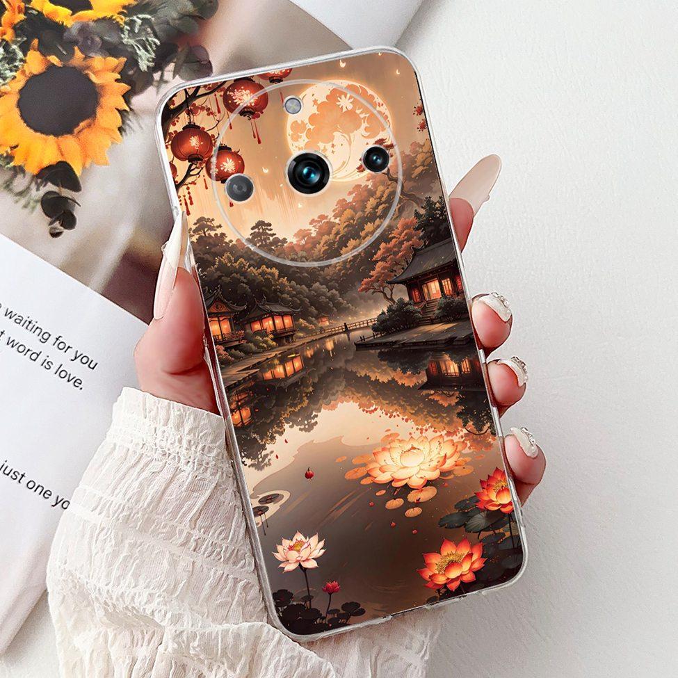 For Realme 11 Pro Plus RMX3740 RMX3741 Cover For Realme 11 Pro+ Case Simple Fashion Letters A-Z Pattern Design Silicone Bumper