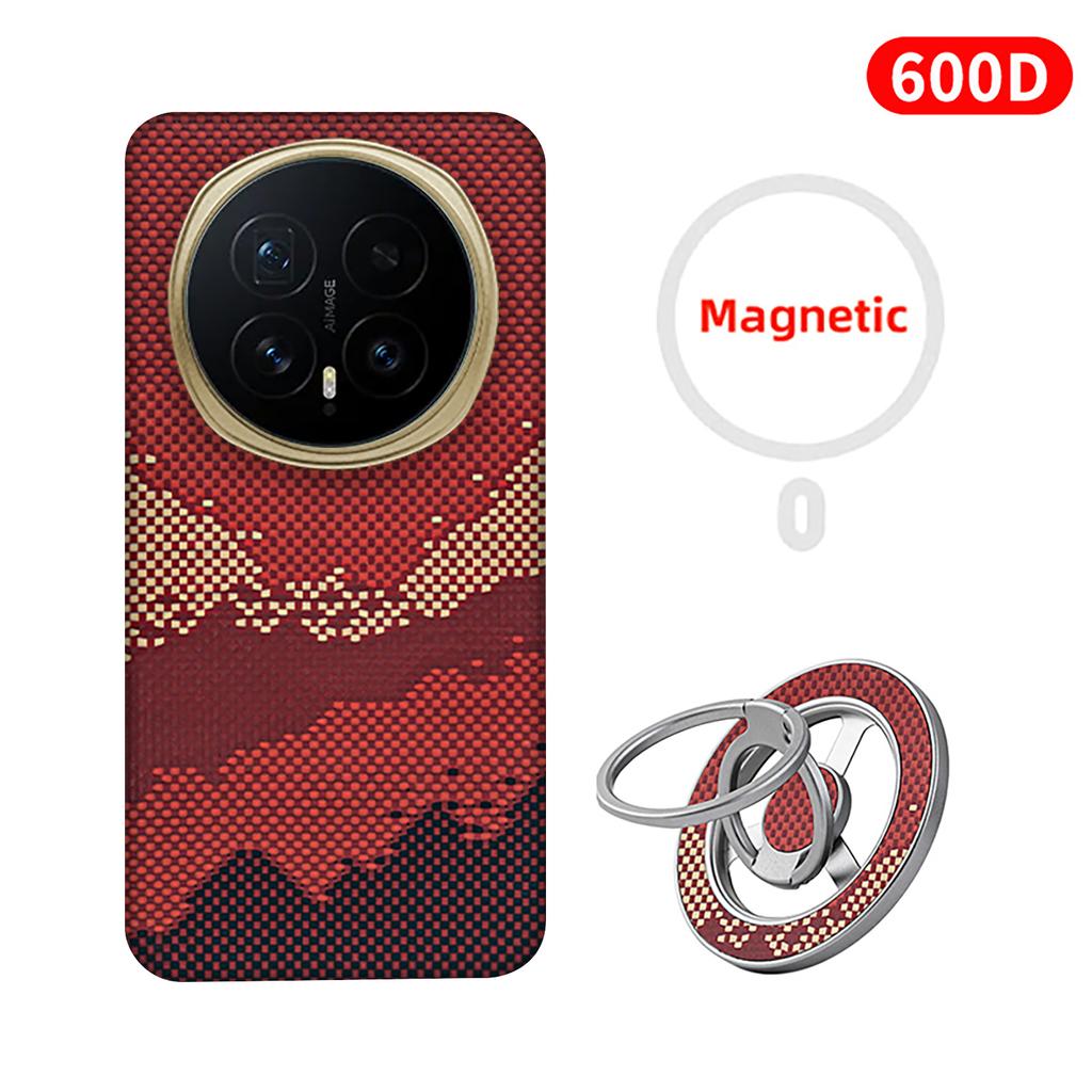 Geschikt voor honor magic 8/8 Pro telefoonhoesje, Kevlar aramidevezel koolstofvezel harde schaal, lichtgewicht magnetische beschermhoes