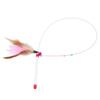 Pet Supplies Cat Toys Cute Design Plastic Wire Feather Pre-stick Cat Toy Interactive