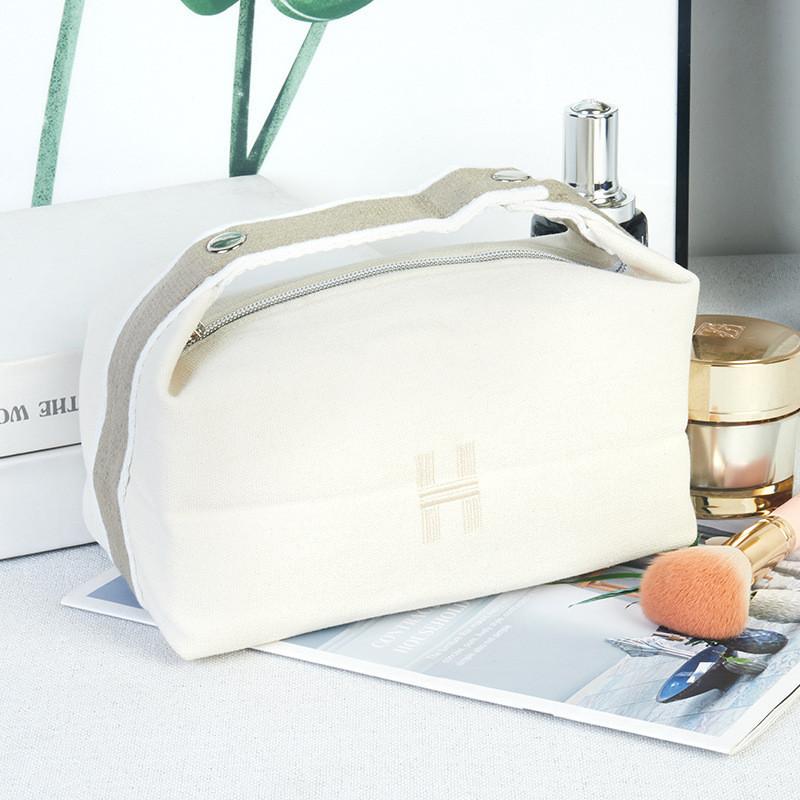 Canvas Travel Makeup Bag With Multiuse Storage For Home And Onthego Comfort