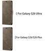 CaseMe Retro Magnetic PU Leather Wallet Phone Case For Samsung Galaxy S26/S26 Plus/S26 Ultra Shockproof Card Holder Pocket Cover