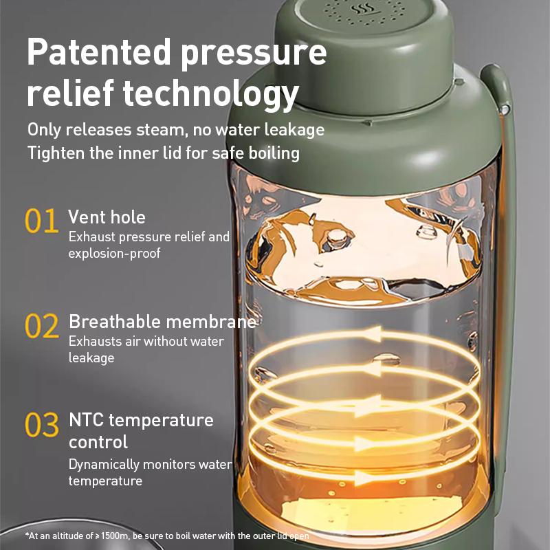 Philips Draagbare Waterkoker AWP2785 Elektrische Waterkoker Beker 5 temperatuurinstellingen 1000 ml SUS316 roestvrij staal