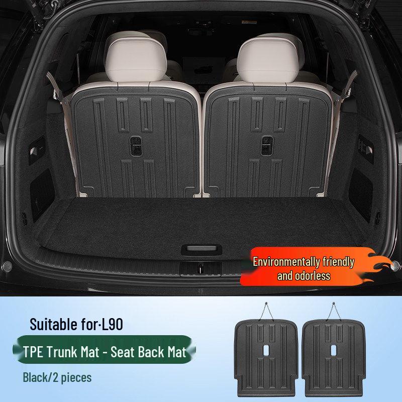 L90 Trunk Mat & Interior Accessories: TPE Full Coverage Tail Box Mat, Backrest, Foot Mats. Custom-fit