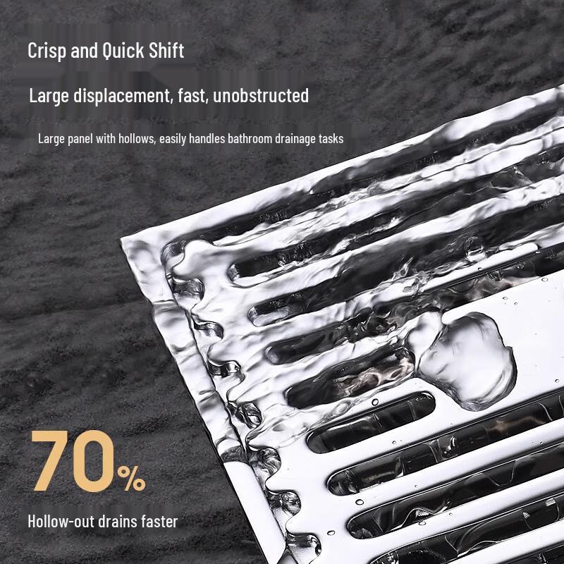 MDNG Thickened Stainless Steel Floor Drain with Copper Gravity Core