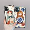 Classic Matryoshka Doll Phone Case For IPhone 16 15 14 11 12 13 Pro Max Plus 12 XS Max Back Cover Matte Case