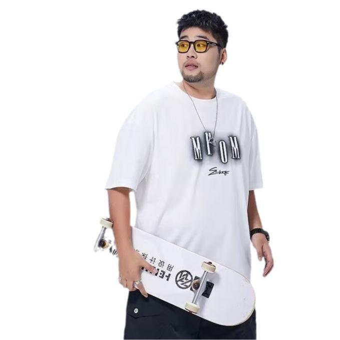 Футболка с круглым вырезом и плотным принтом — фото 5