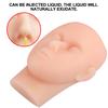 Skin Suture Facial Model Head Mold Soft Silicone Surgery Training Practice Accessory