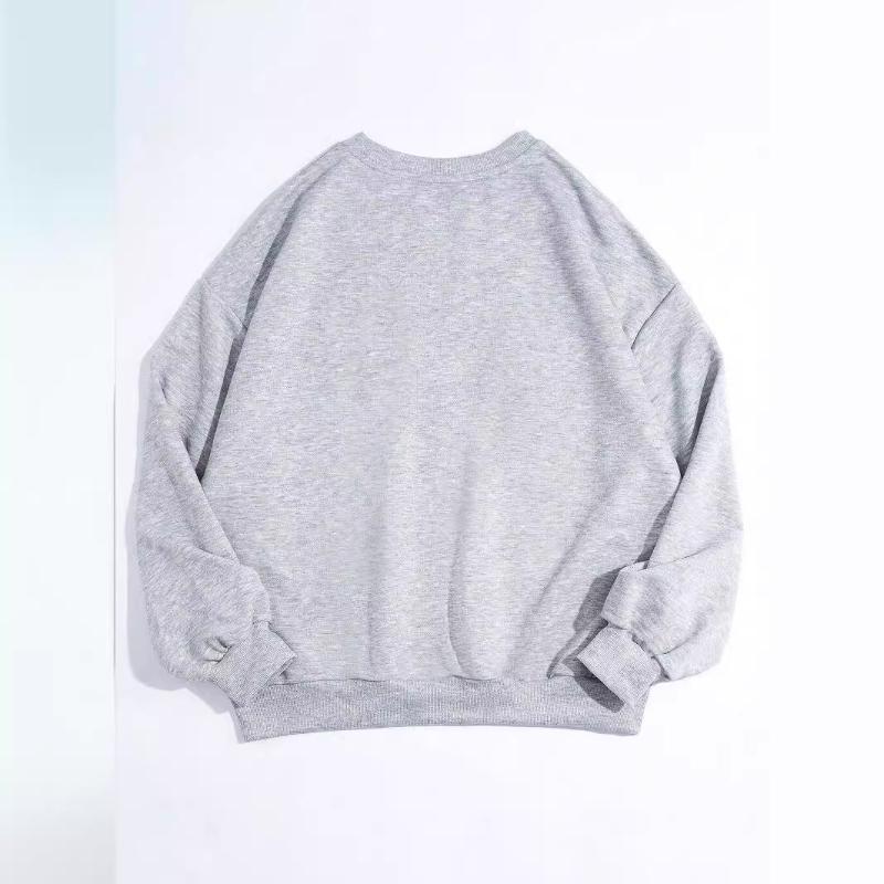 European and American Y2K Printed Hoodie Street Trend Autumn Fashion Round Neck Top for Men and Women