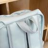Student Schoolbag Women's Large Capacity Solid Color Backpack