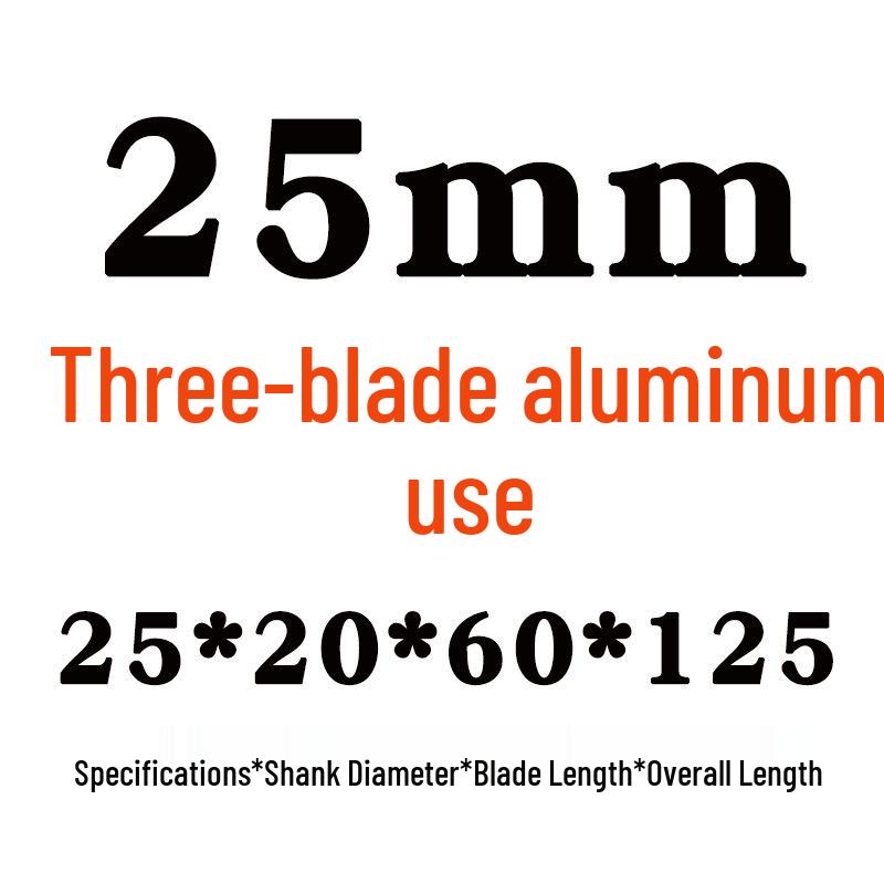 Yihai White Steel 4-Flute Wave-Tooth End Mill, 10mm, for Aluminum, Super Hard, Fine and Coarse Teeth, 11 Corrugations.