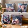 Brant Wuthering Waves Cute Cushion Cover Silky Short Plush Invisible Zipper Dustproof Sofa Pillow Case For Home Decor