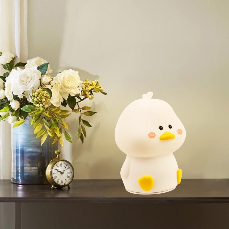 Cute Duck Silicone Pat Light