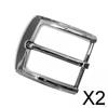 2x Belt Buckle, Replacement Buckle Alloy Single Prong Clamp Pin for Wedding